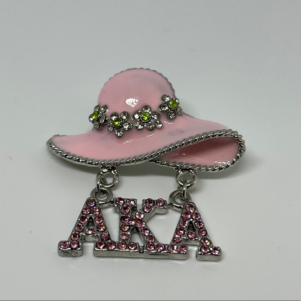 For ALPHA KAPPA ALPHA For AKA Hat Brooch Pin